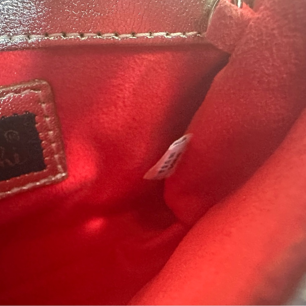 Carlos Falchi Python Clutch with Rhinestone Detail - Picture 7 of 9